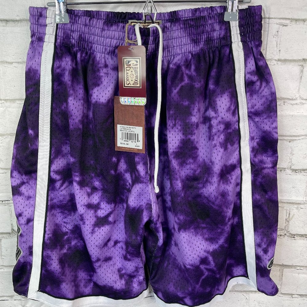 Men's Mitchell & Ness Purple Los Angeles Lakers Hardwood Classics 2009 Shorts